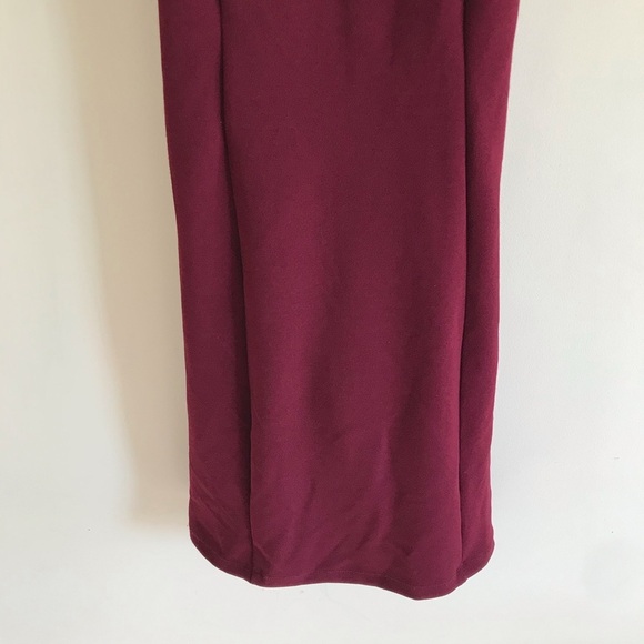 NWT B. Darlin Maroon Strappy Sheath Mini Dress - Picture 4 of 8